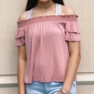 aeropostale off the shoulder top